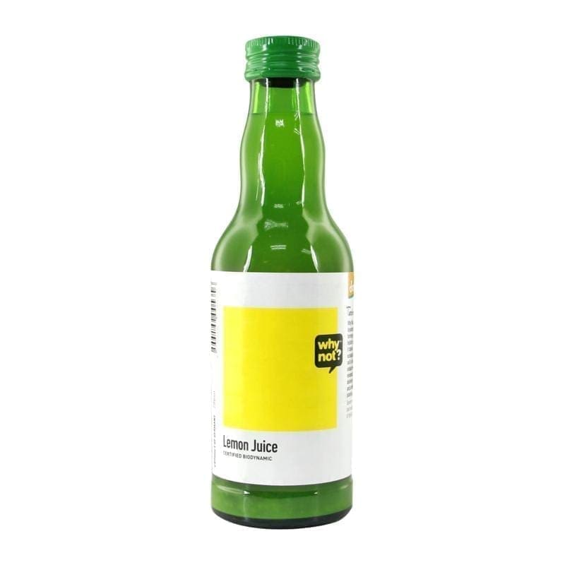 Why? Not Lemon Juice Organic Demeter 200ml