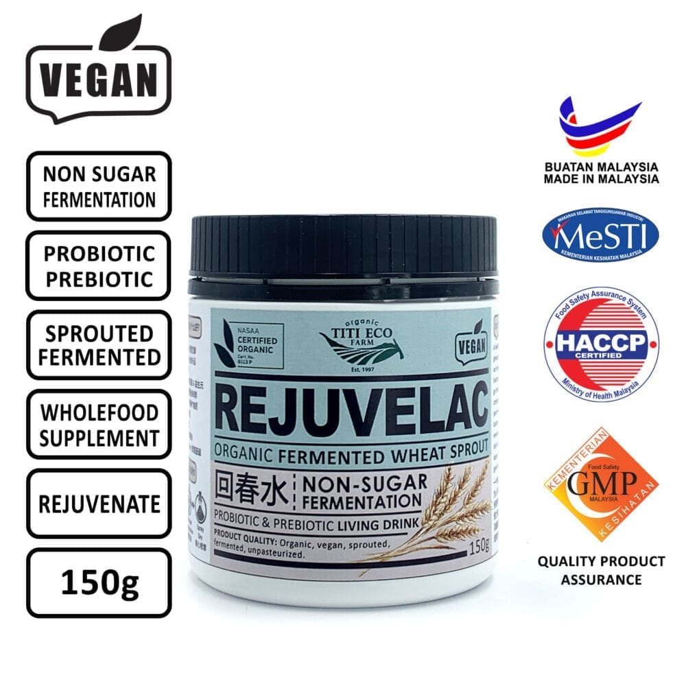 Titi Eco Organic Rejuvelac Fermented Wheat Sprout 150g