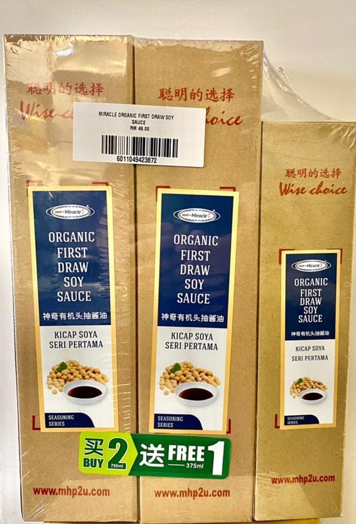 organic first draw soy sauce